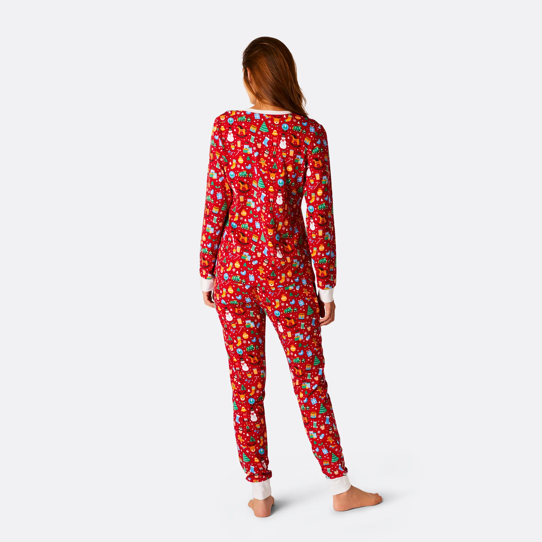 Women's Red Christmas Dream Christmas Pyjamas - Image 3