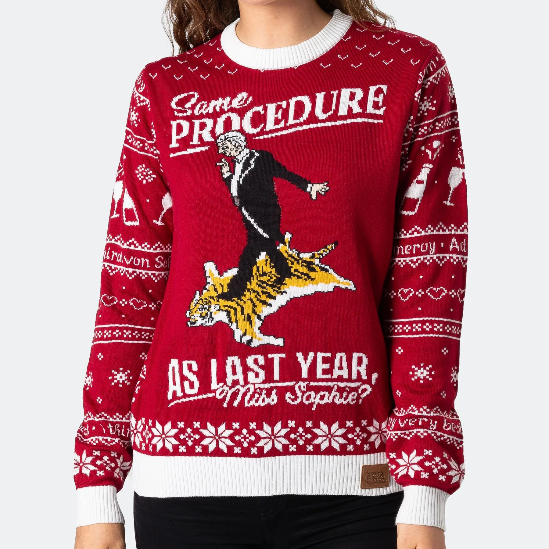 Women's The 90th Birthday Red Christmas Sweater - Image 7