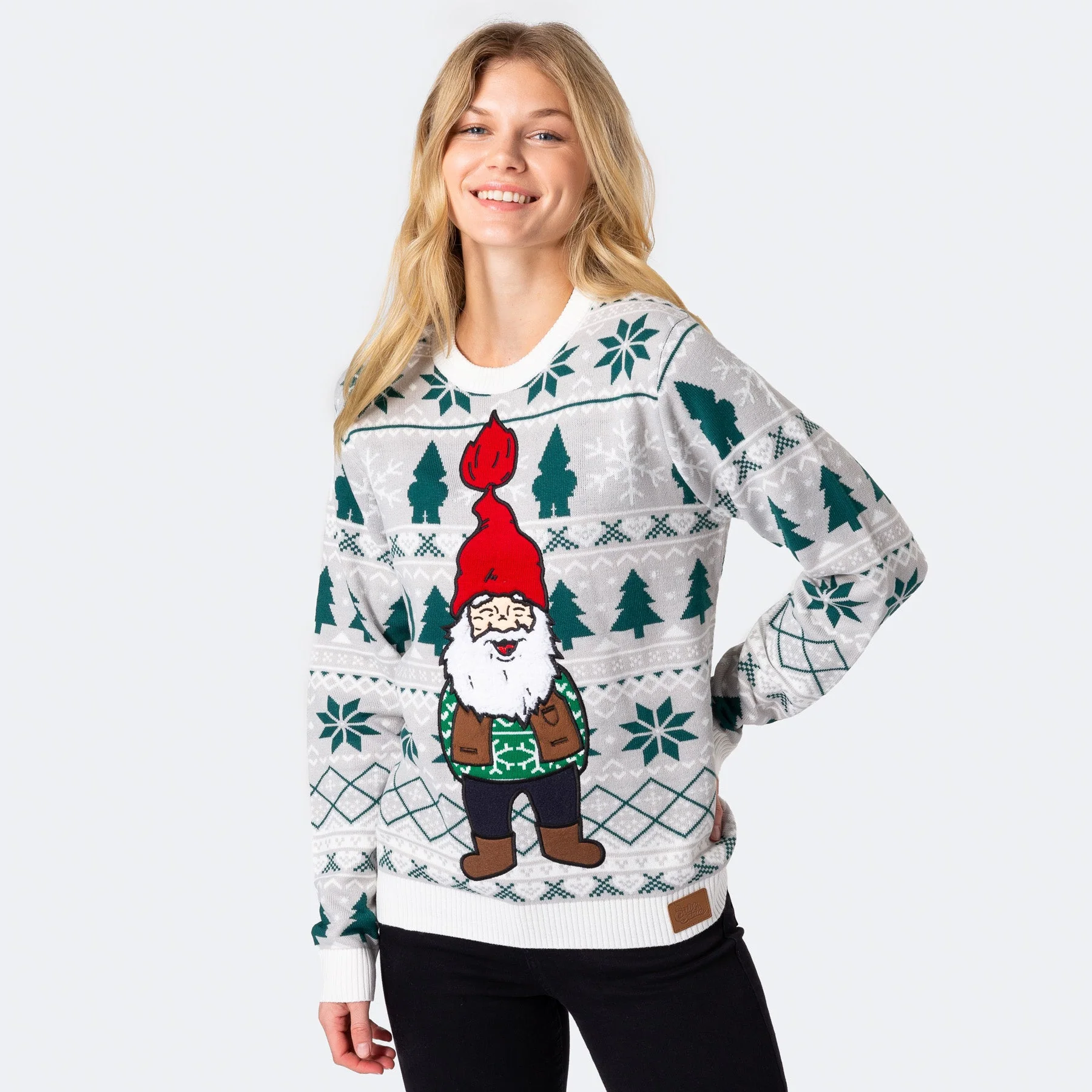 Women's Scandinavian Nisse Christmas Sweater - Image 2