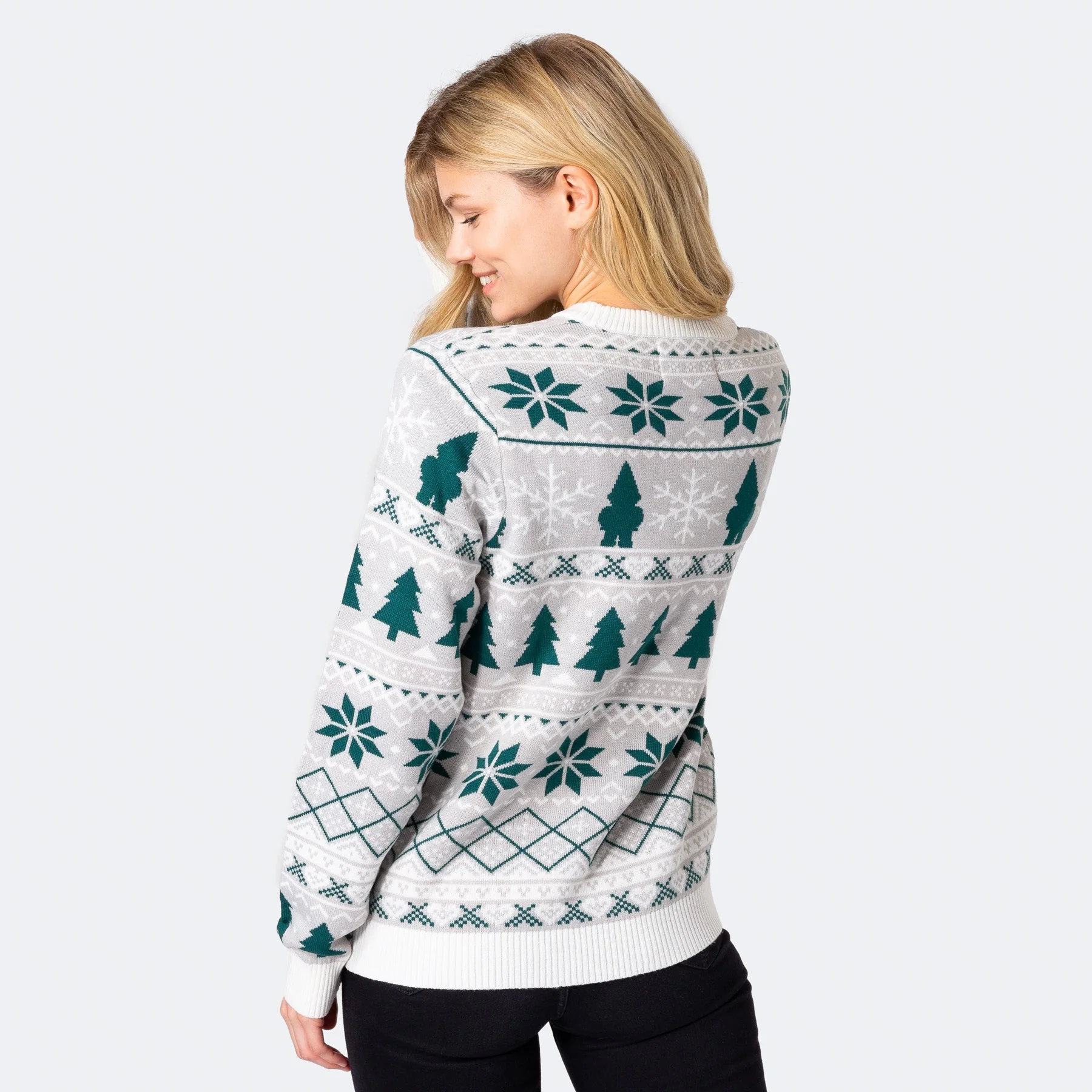 Women's Scandinavian Nisse Christmas Sweater - Image 3