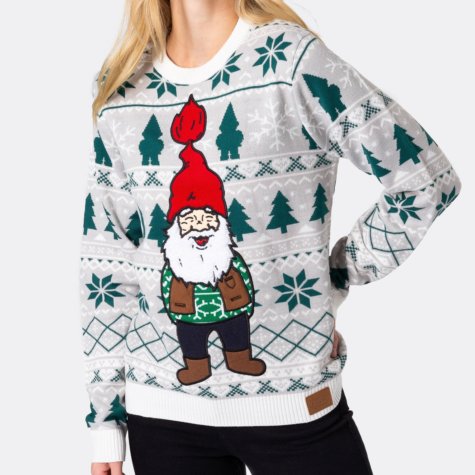 Women's Scandinavian Nisse Christmas Sweater - Image 6