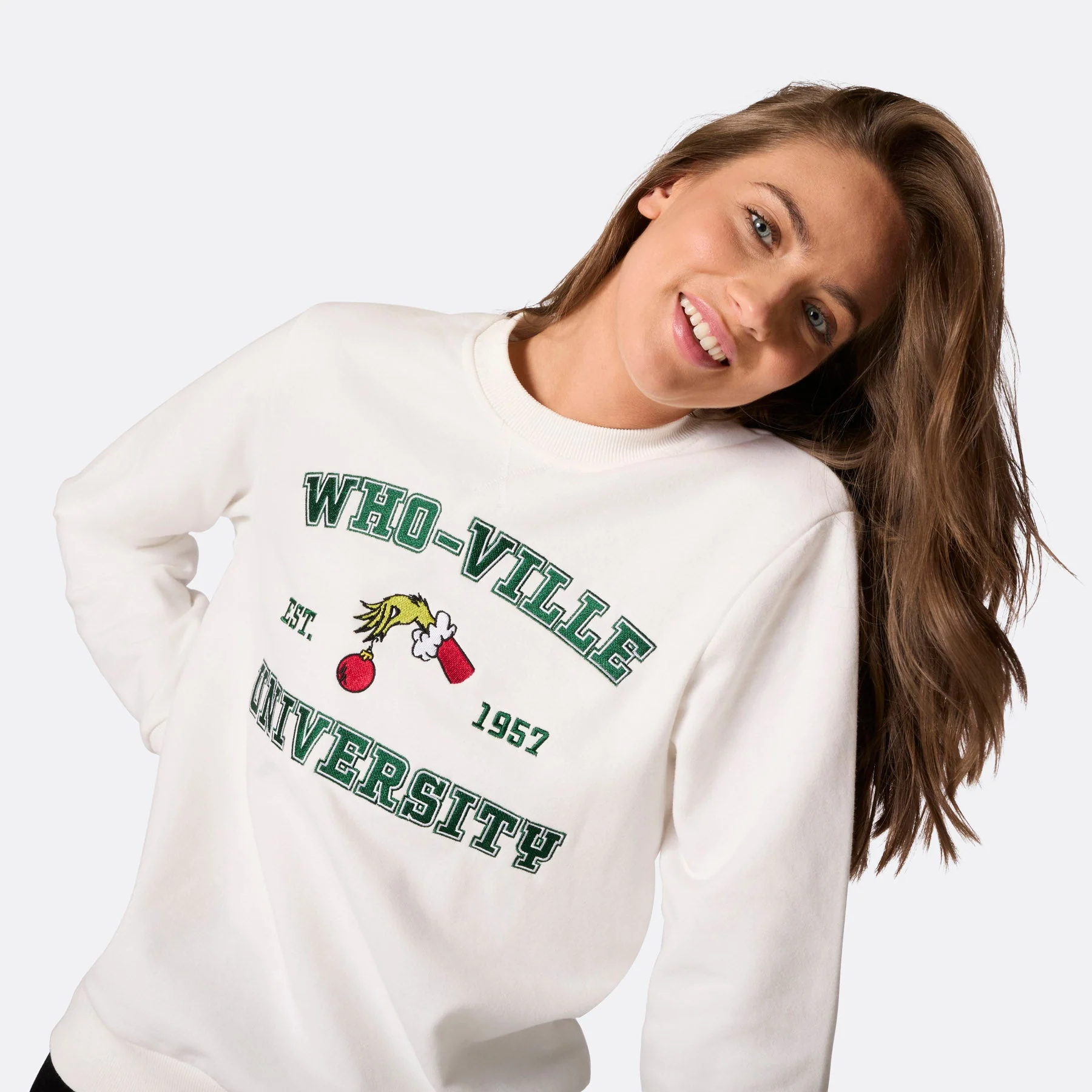 Women's Who-Ville University Christmas Sweatshirt - Image 3