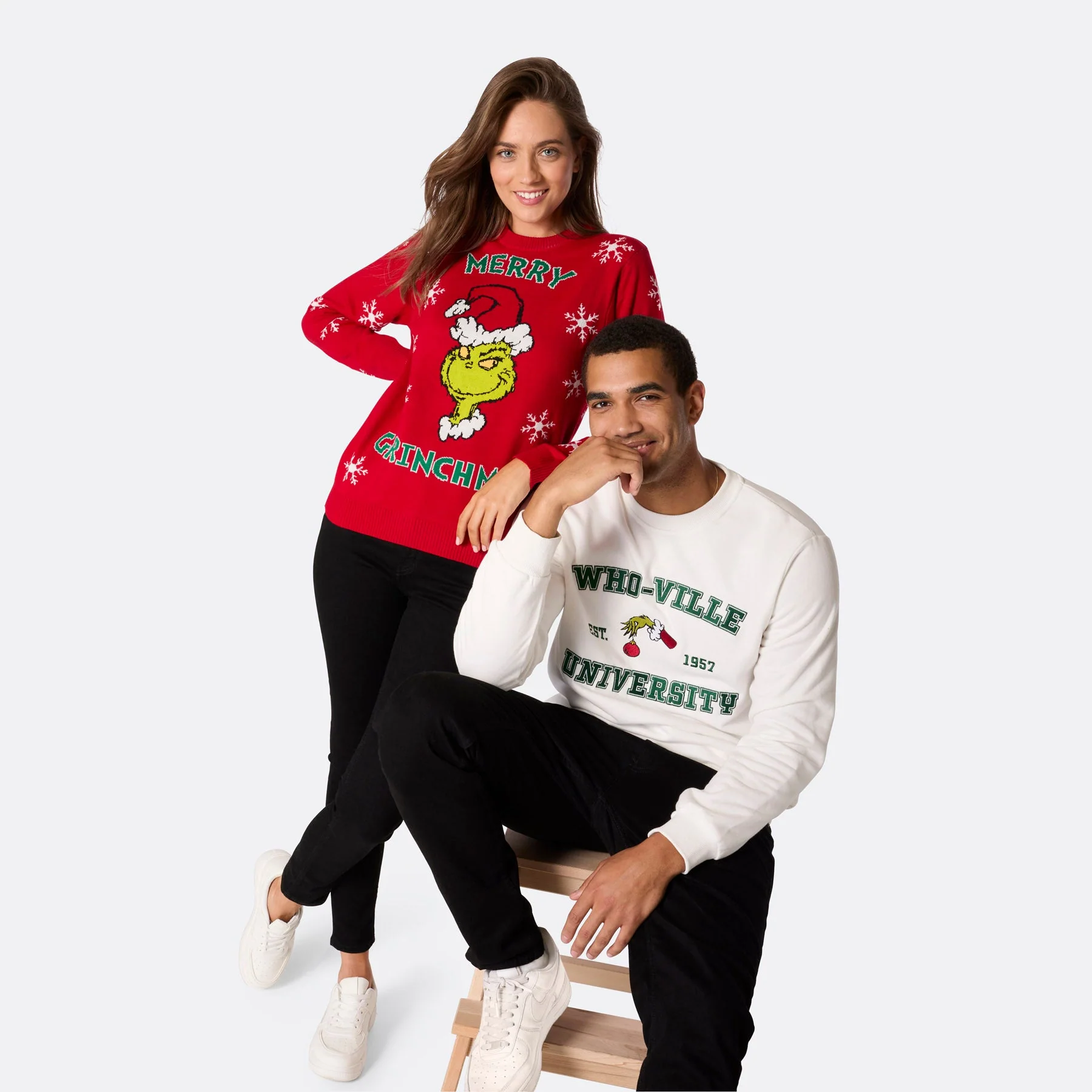 Women's Who-Ville University Christmas Sweatshirt - Image 5