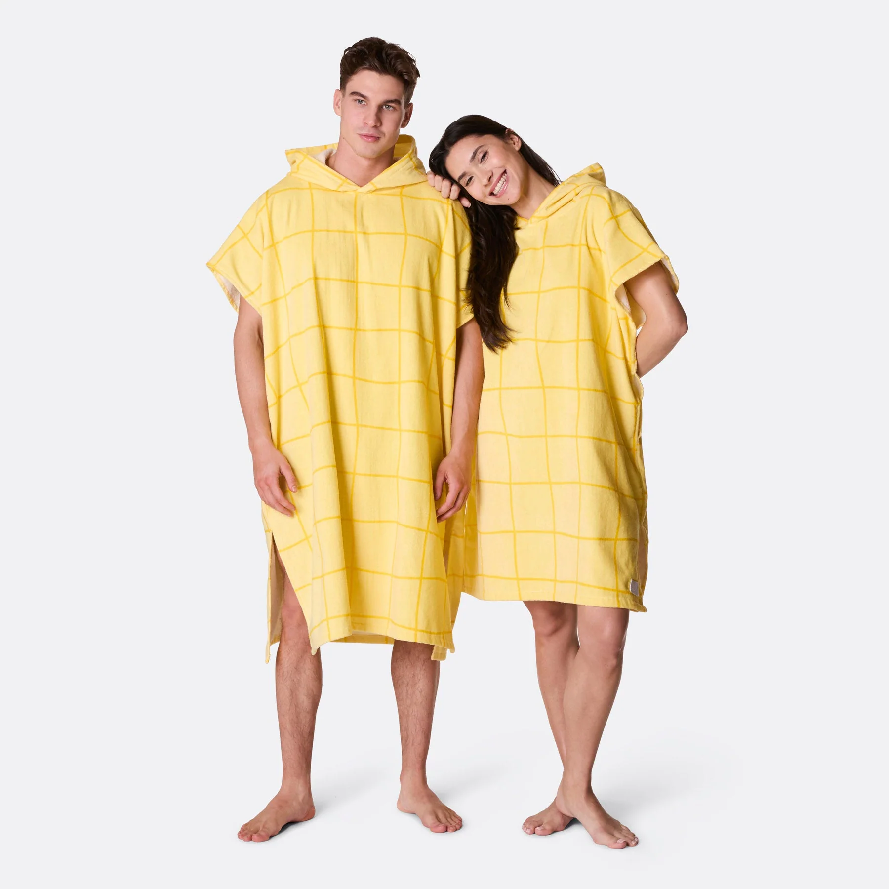 Yellow Pool Towel Poncho - Image 4