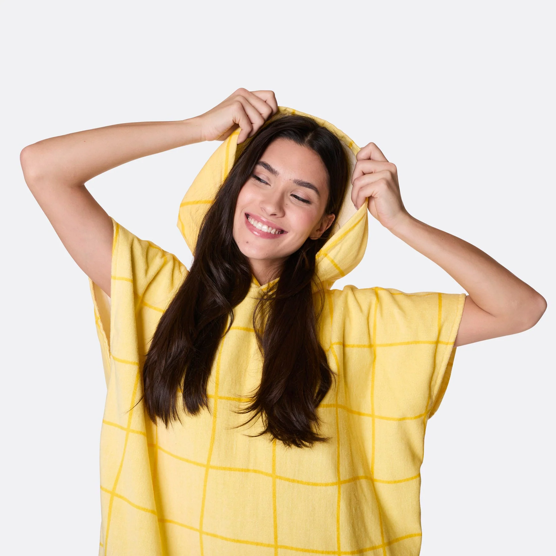 Yellow Pool Towel Poncho - Image 6