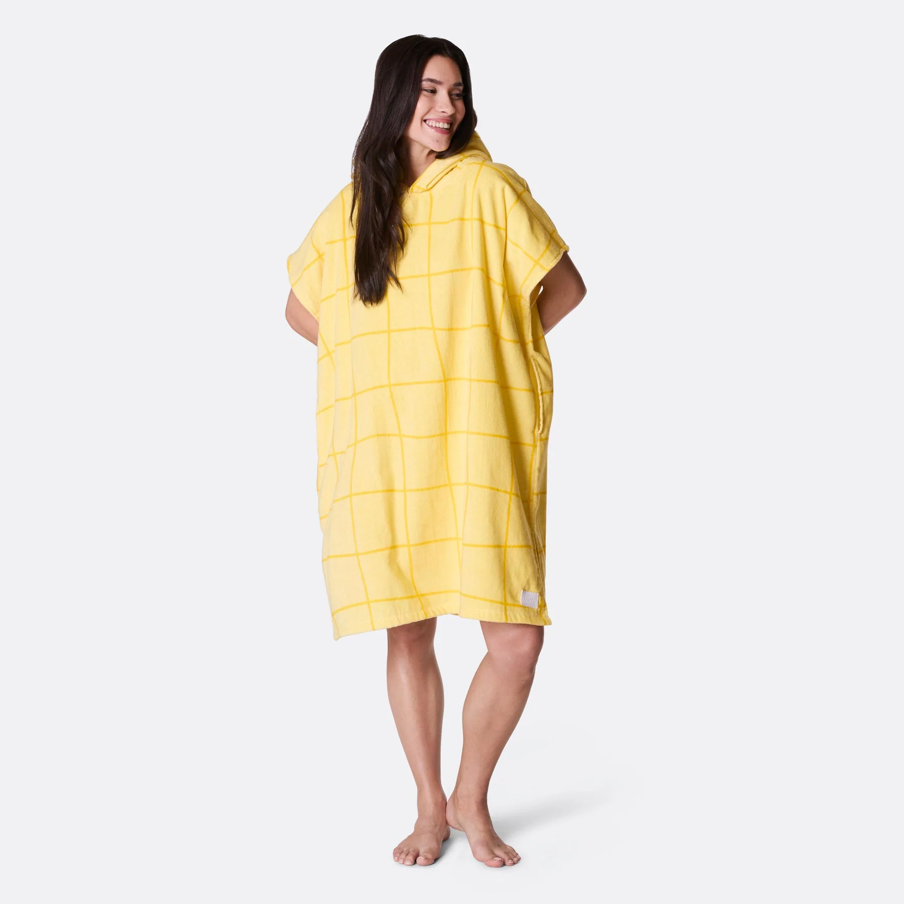 Yellow Pool Towel Poncho - Image 8